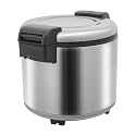Peakor 23L (6.08 Gal) Commercial Stainless Steel Electric Rice Warmer | 110V Buffet Food Warmer for Restaurants, Catering | Large Capacity Insulated Server with Non-Stick Pot