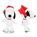 Peanuts Snoopy Santa Hat Christmas Bedding Super Soft Plush Cuddle Pillow Buddy, 18 in, (Officially Licensed Product) By Franco