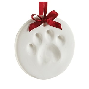 pearhead pet paw prints dog or cat paw print hanging diy keepsake holiday plastic polyethylene terephthalate