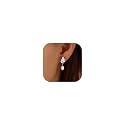 Pearl Earrings for Women, 14k Gold Plated Trendy Diamond Pearl Drop Earrings Bridal Shower Gifts Wedding jewelry for Women