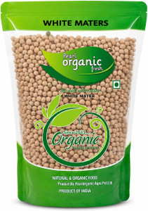 Pearl Organic Fresh Unpolished White Matar Dal