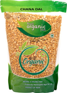 Pearl Organic Fresh Unpolished Yellow Chana Dal