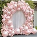 Pearl Pink Balloon Double Stuffed Pearl Pastel Light Pink Balloons