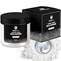 Pearl White MICA Powder for EPOXY Resin 56G / 2OZ. JAR - TECHAROOZ 2 Tone Resin DYE Color Pigment Powder for Lip Gloss, Nails, Colorant for Bath Bombs & SOAP Making