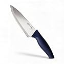 PEARLPET Premium Kitchen Large Chef Knife |Stainless Steel Knife for Kitchen Use | Sharp | Durable | Kitchen Knives (Chaku), 1pc (Dark Blue)