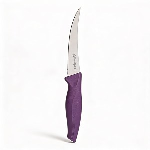 pearlpet premium kitchen tomato knife stainless steel knife for kitchen use  sharp  durable  kitchen knives chaku 1pc purple