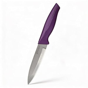 pearlpet premium kitchen utility knife stainless steel knife for kitchen use  sharp  durable  kitchen knives chaku 1pc purple