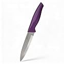 PEARLPET Premium Kitchen Utility Knife |Stainless Steel Knife for Kitchen Use | Sharp | Durable | Kitchen Knives (Chaku), 1pc (Purple)
