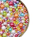 Jamboreee Multicolor Cake Sprinkles – Edible Sugar Pearls Mix for Cake Decoration, Cupcakes, Desserts &amp; Baking – 100g Jar