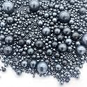 Pearls Sprinkle Mix - Edible Sprinkles - Edible Pearls - Wedding Sprinkles - Pearl Sprinkles - White Sprinkles - Wedding Cake - Pearls 100Gms (Black)