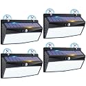 Peasur 368 LED Magnetic Solar Lights Outdoor Waterproof with Motion Sensor