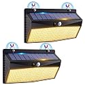 Peasur 368 LED Magnetic Solar Lights Outdoor Waterproof with Motion Sensor