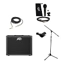 Peavey 112-6 Guitar Cabinet Single 12" Speaker Cab with Mic Stand and Cable