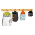 PEC Eco Friendly Fabric Pod | Multi Color | Small &amp; Cute Hanging Organizer for Home | Office | Kitchen | Hostel | Study Area | Car | Mobile (Combo | Pack of 4)