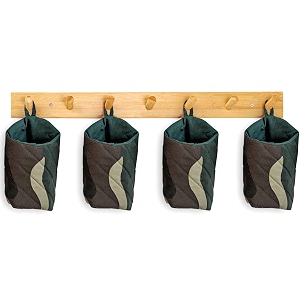 pec eco friendly fabric pod  small amp cute hanging organizer for home  office  kitchen  hostel  study area  car  mobile m  pack of 4