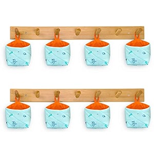 pec eco friendly fabric pod  small amp cute hanging organizer for home  office  kitchen  hostel  car s  pack of 8