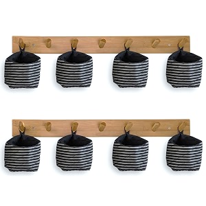 pec eco friendly fabric pod  small amp cute hanging organizer for home  office  kitchen  hostel  study area  car s  pack of 8
