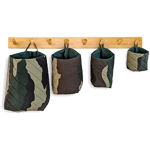 pec eco friendly fabric pod  small amp cute hanging organizer for home  office  kitchen  hostel  study area  car  mobile combo  pack of 4