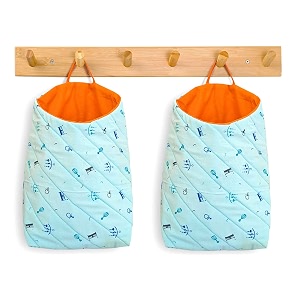pec eco friendly fabric pod  small amp cute hanging organizer for home  office  kitchen  hostel xl  pack of 2