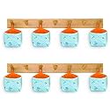 PEC Eco Friendly Fabric Pod | Small &amp; Cute Hanging Organizer for Home | Office | Kitchen | Hostel | Car (S | Pack of 8)