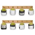 PEC Eco Friendly Fabric Pod | Small &amp; Cute Hanging Organizer for Home | Office | Hostel | Earring | Key | Coin | Pins (S | Pack of 8)
