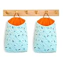 PEC Eco Friendly Hanging Pod | Small &amp; Cute Wall Décor | Multipurpose Indoor Organizer | Home | Office | Hostel | Jute Fabric (M | Pack of 4)