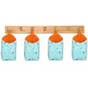 PEC Eco Friendly Fabric Pod | Small &amp; Cute Hanging Organizer for Indoor Use (M | Pack of 4)