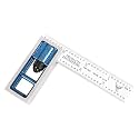 PEC Tools 100mm Double Square, Metric, Cast Iron Head, Made in USA