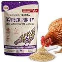 PeckPurity Natural Chicken Dewormer Powder for Laying Hens, 1 lb