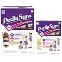 Pediasure Health and Nutrition Drink Powder 1kg, Premium Chocolate Flavour Complete & Balanced Nutrition for Kids Growth - Value pack & Health and Nutrition Drink Powder 400g, Vanilla Delight Flavour