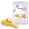 PediFix Felt Toe Crest Cushion with Loop for Hammer Toe Support Medium Right, 3 Pack
