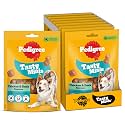 Pedigree Tasty Minis Adult Dog Treats, Chicken &amp; Duck Flavour Chunks, 130 g (Pack of 8) , Contains Omega 3, Vitamin E &amp; Calcium
