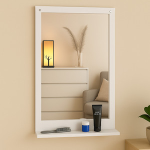 PEDPIX Wall Mount Mirror Series White Engineered