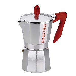 pedrini kaffettiera 9081 espresso maker 12 tazze red