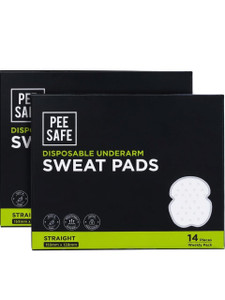 pee safe disposable underarm sweat pad straight 14 pair sweat pads