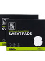Pee Safe Disposable Underarm Sweat Pad Straight, 14 Pair Sweat Pads