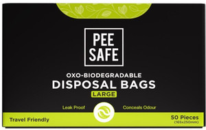 pee safe biodegradable disposable bags for disposal of tampons condoms and pantyliner sanitary pad pack of 50
