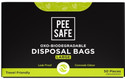 Pee Safe Biodegradable Disposable Bags for Disposal of Tampons, Condoms and Pantyliner Sanitary Pad (Pack of 50)