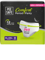Pee Safe Comfort Period Panties XL-XXL Sanitary Pad (Pack of 8)