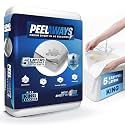 PeelAways 5-Layers | Waterproof Disposable Fitted Bed Sheets | King Size