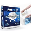 PeelAways 7-Layers | Waterproof Disposable Fitted Bed Sheets | Twin XL Size