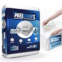 PeelAways 5-Layers | Waterproof Disposable Fitted Bed Sheets | Queen Size