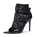Peep Toe Booties Women Stiletto Heels Sexy