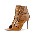 Peep Toe Booties Women Stiletto Heels Sexy