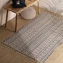 Peepul Tree Jaipuri Handprinted Cotton Rugs 4X6