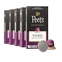 Peet's Coffee Espresso Capsules, Medium Roast, Ricchezza, 50 Count