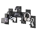 PEGZONE Controller and Headphone Holder Wall Mount, 7pcs, Black