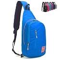 Peicees Small Sling Backpack Waterproof Unisex Shoulder Bag Chest Crossbody Daypack