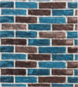 Peijinsart 77 cm x 70 cm Decorative Embossed Wallpaper (Multicolor)