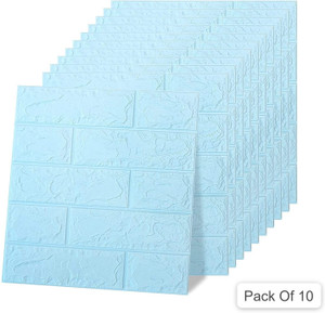 peijinsart 77 cm x 70 cm decorative embossed wallpaper blue pack of 10